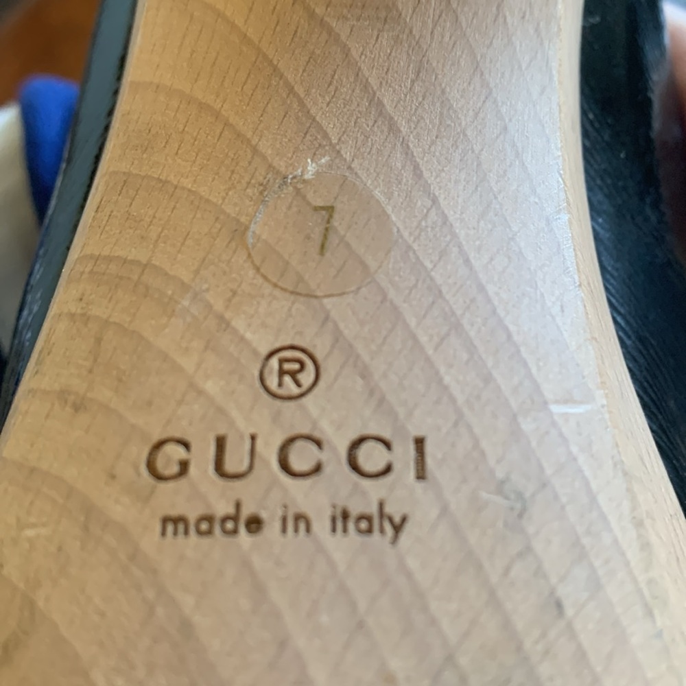 GUCCI- Authentic 🍀 EUC! Hysteria Line Women’s Heels/Mules- Size 7 - Picture 7 of 7